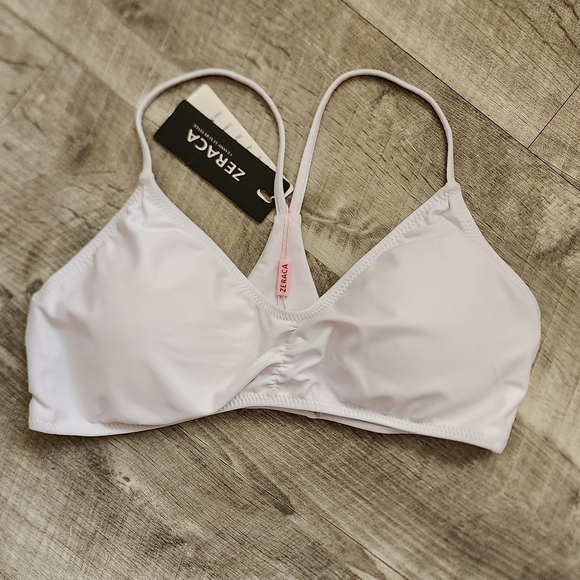 Zeraca Other - Zeraca Women's White Swim Bra